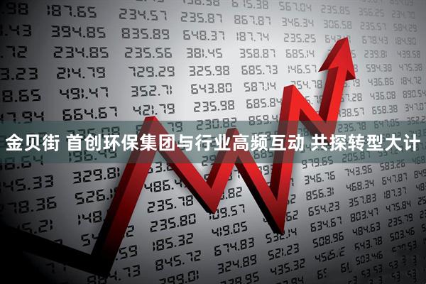 金贝街 首创环保集团与行业高频互动 共探转型大计